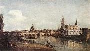 BELLOTTO, Bernardo View of Dresden from the Right Bank of the Elbe with the Augustus Bridge china oil painting reproduction